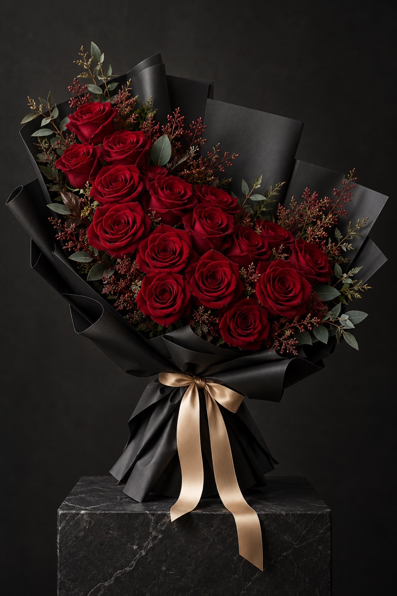 Red rose bouquet